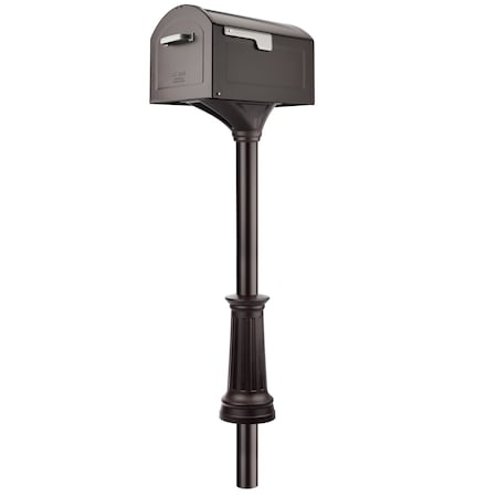 Architectural Mailboxes Mailbox and Post Kit, Rubbed Bronze, Extra Large 950080RZ-10